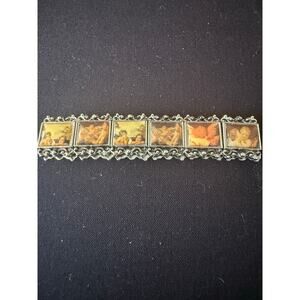 Vintage Cherub Cameo Stretch Bracelet